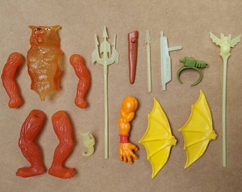 Blackstar by Galoob Filmation weapons parts accessories for action figures 1983