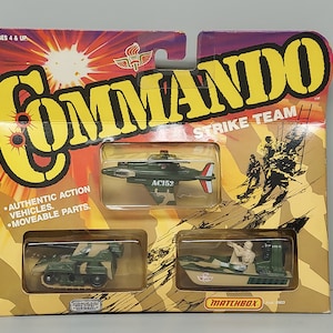Matchbox commando strike team 3 pack 1988
