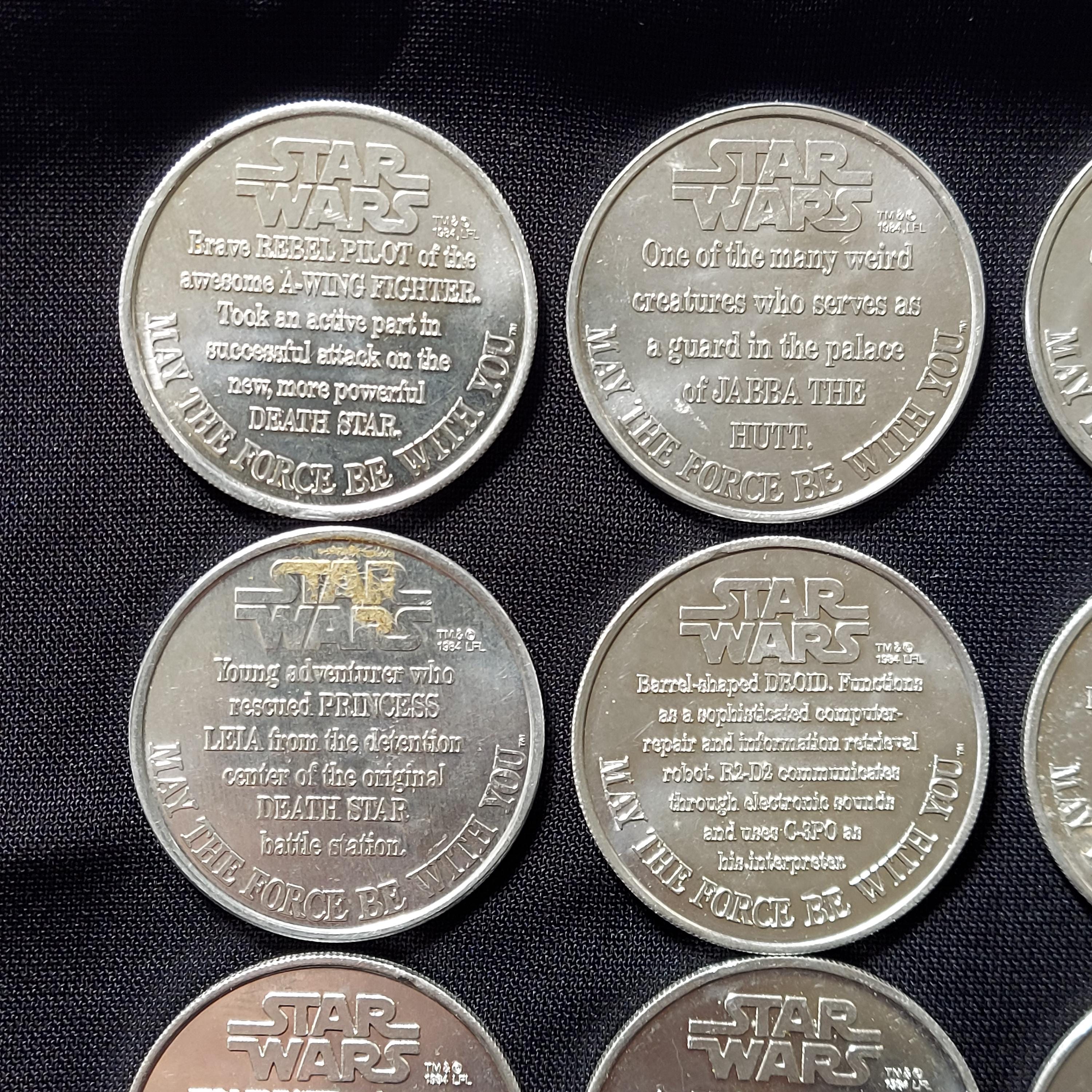 Star Wars the Power of the Force Coins by Kenner 1985 Potf - Etsy