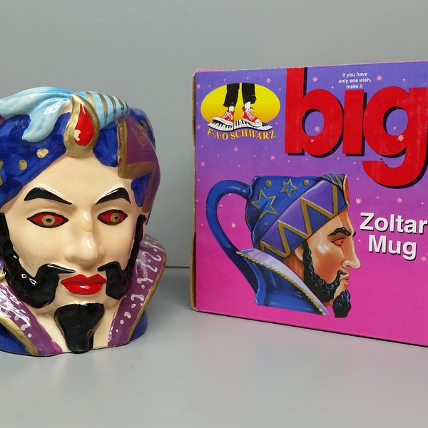 Zoltar mugs from Tom Hank's BIG, by FAO Schwartz 1996