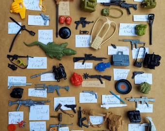GI Joe parts 1986-87 for Hasbro action figures