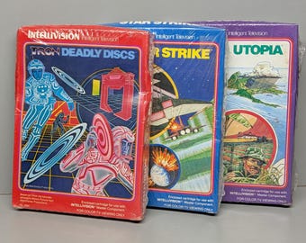 Atari Intellivision-spelcartridges penpunt verzegelde doos