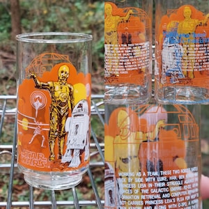 Star Wars Factory error glass c-3p0 Burger King Coca-Cola 1977