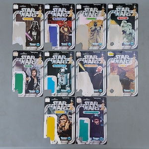 Star Wars 12 Rückkarten Kenner 1978 (cut pops)