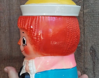 Raggedy Ann Mini Cookie Jar Canister Japan 1960s - Etsy