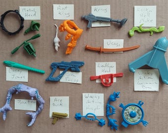 TMNT Teenage Mutant Ninja Turtles SPARE PARTS 1989-90 Playmates