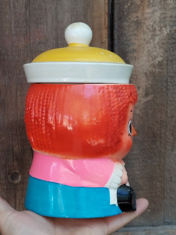 Raggedy Ann Mini Cookie Jar Canister Japan 1960s - Etsy