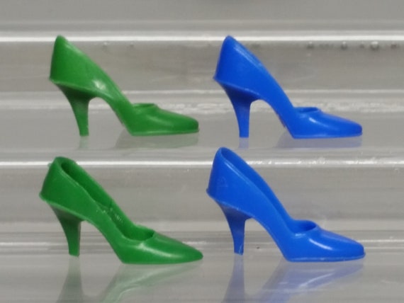 【ギフ_包装】 Mattel Spikes Heels Shoes CT Toe Closed Barbie 1960s Etsy - 小物・アクセサリー