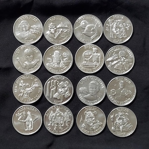 Star Wars the power of the force coins by Kenner 1985 potf