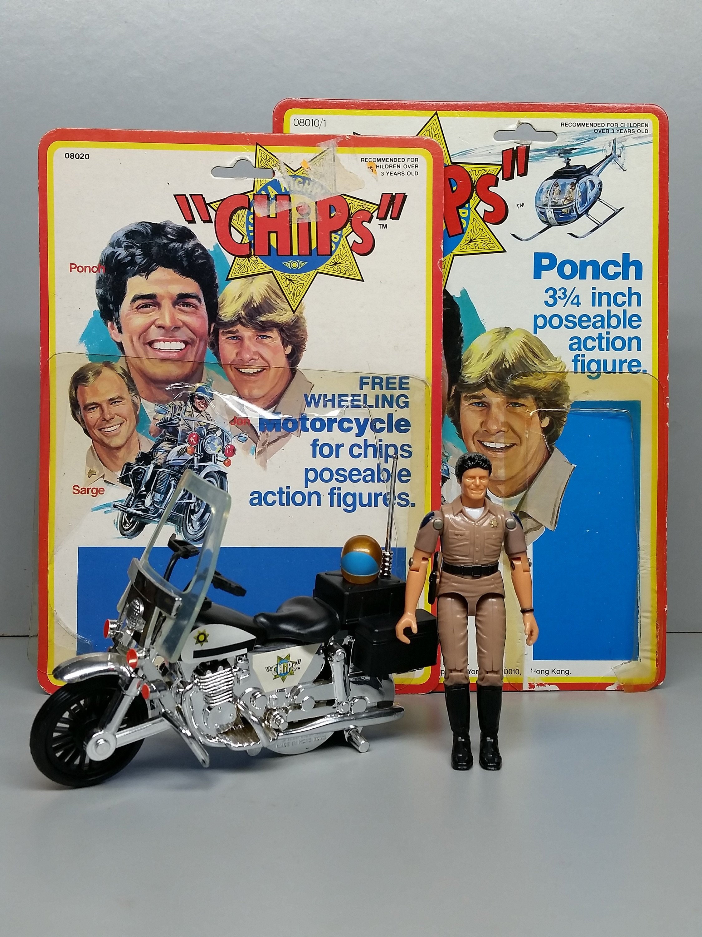 Ponch W Motorcycle From the TV Show 