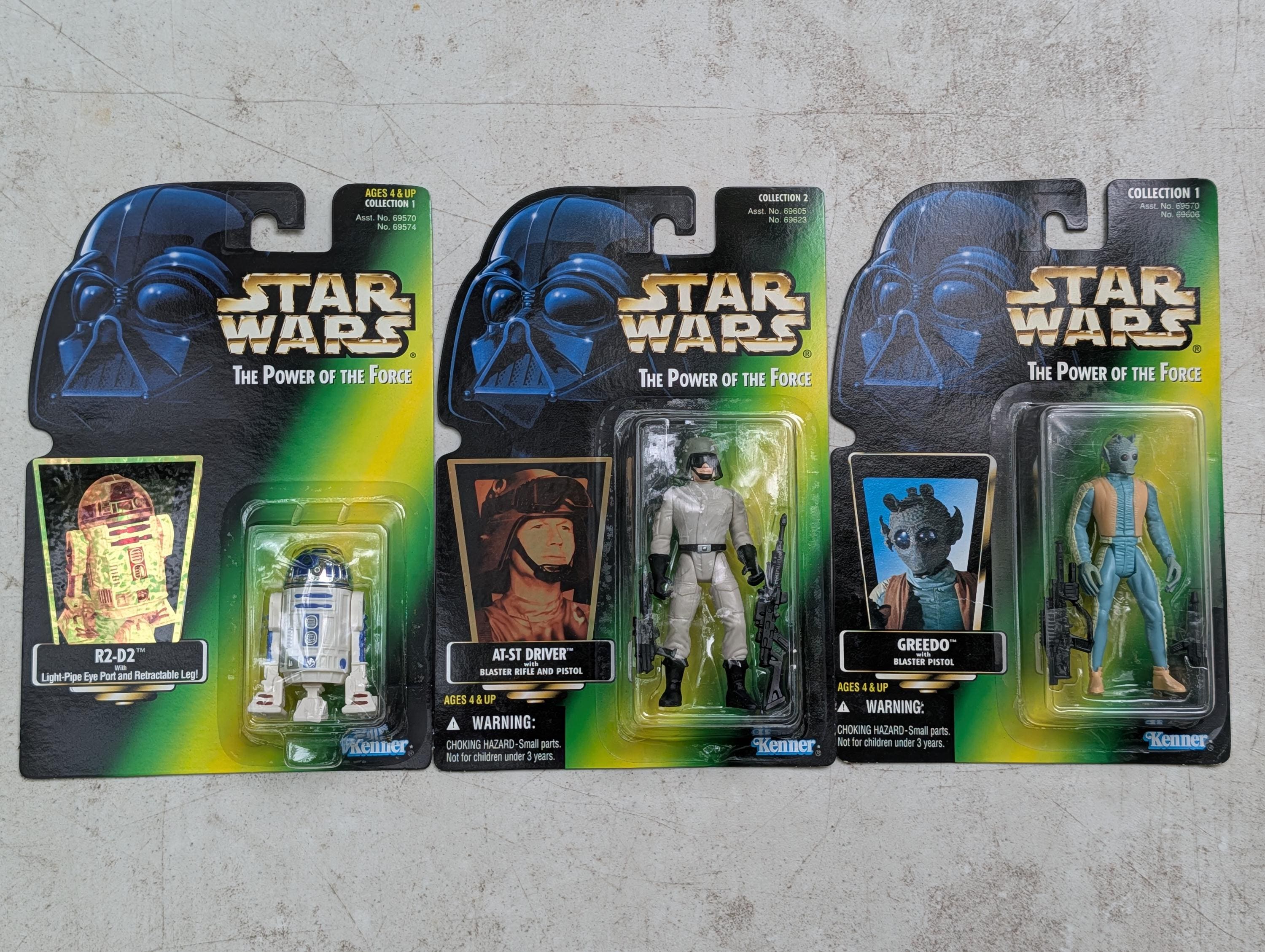 Star Wars Power of the Force Kenner Action Figures 1990s Green MOC