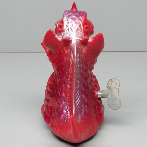 Godzilla Fire Monster Kaiju sparking windup toy shops by Yonezawa Japan 1965