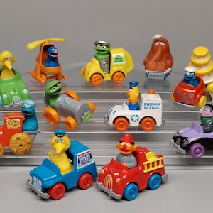 Sesame Street diecast cars vehicles Hasbro 1981 Henson Muppets
