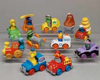 Samochody odlewane z Ulicy Sezamkowej Hasbro 1981 Henson Muppety