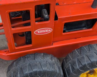 Tonka Road Grader Orange 1976-7 Model 2510 - Etsy