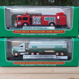 Hess Lastwagen Minis 1998-99
