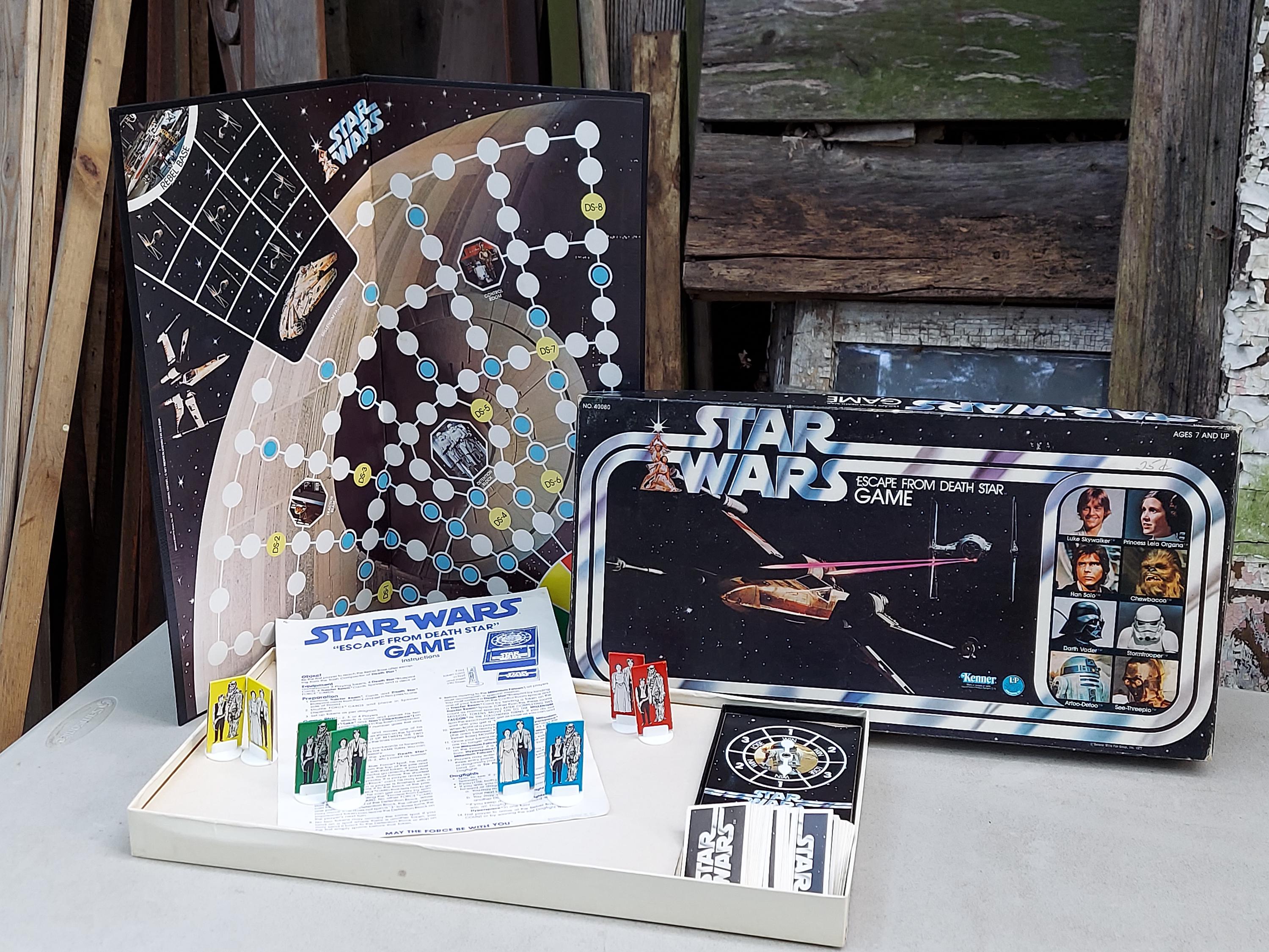 Star Wars Escape From Death Star Board Game Kenner 1977 - Etsy