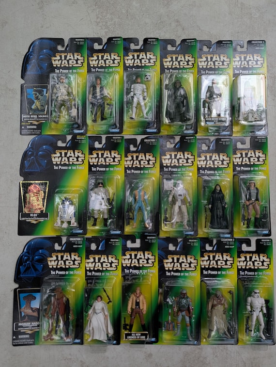 Star Wars Power of the Force Kenner Action Figures 1990s Green MOC