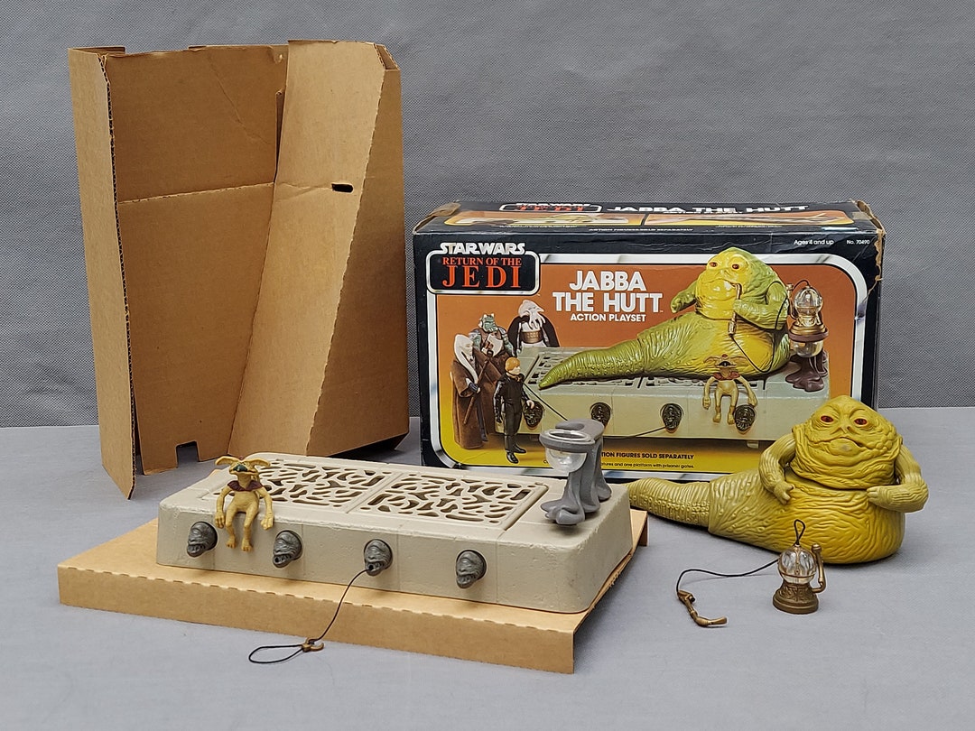 Vintage Style Jabba The Hutt Playset Part – Original Hookah Bowl & Collar For Star Wars Action Figures (1:18 Scale)