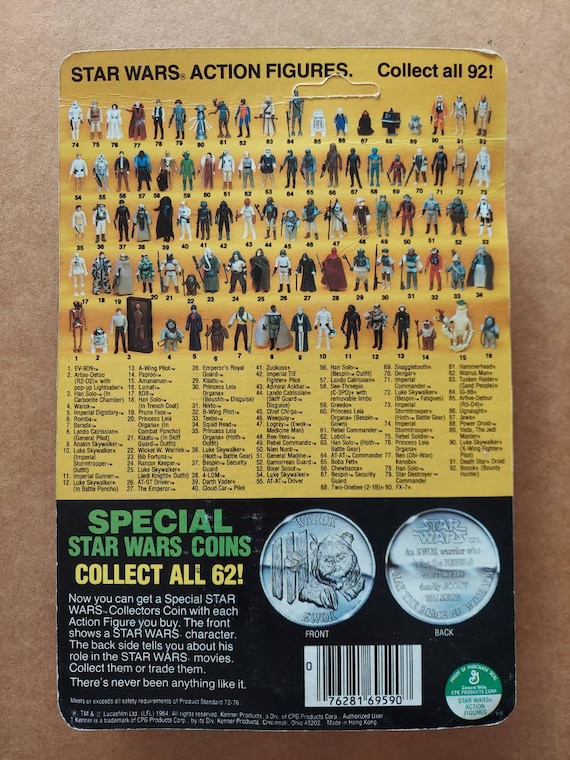 Hake's - STAR WARS: THE POWER OF THE FORCE  1985  - HAN SOLO  IN Carbonite Chamber 92 Back Carded Action Figure