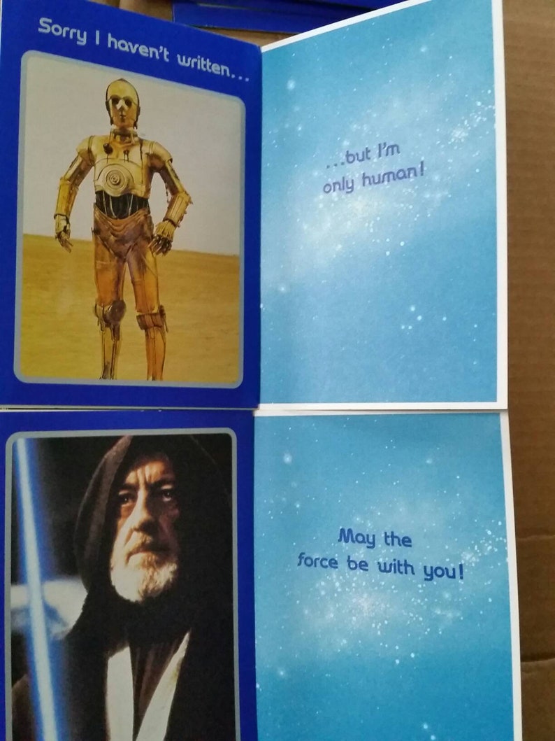 Star Wars Greeting Cards by Drawing Board 1977 | Etsy