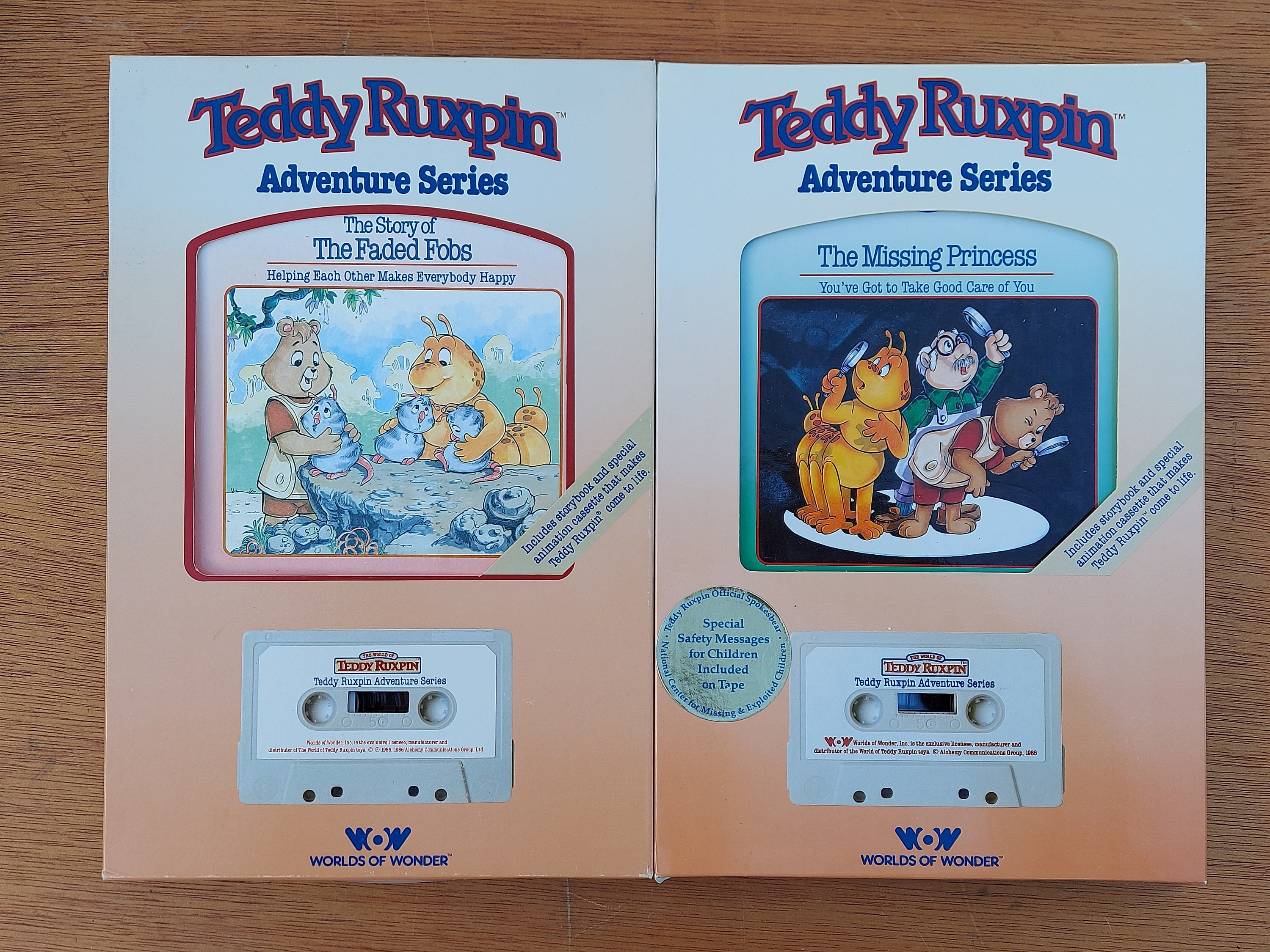 Teddy Ruxpin Book and Tape Sets by Worlds of Wonder 1985 86 unused NOS Etsy UK