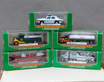 Hess truck minis 2000 y2k thru 2004