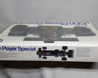 John Player Special Lotus 1/8 Scale Model Kit 9039 by Entex SEALED