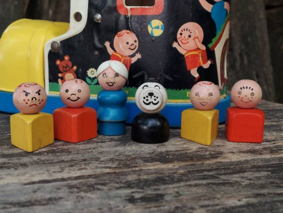 Fisher-price 136 Lacing Shoe Wooden Little People - Etsy