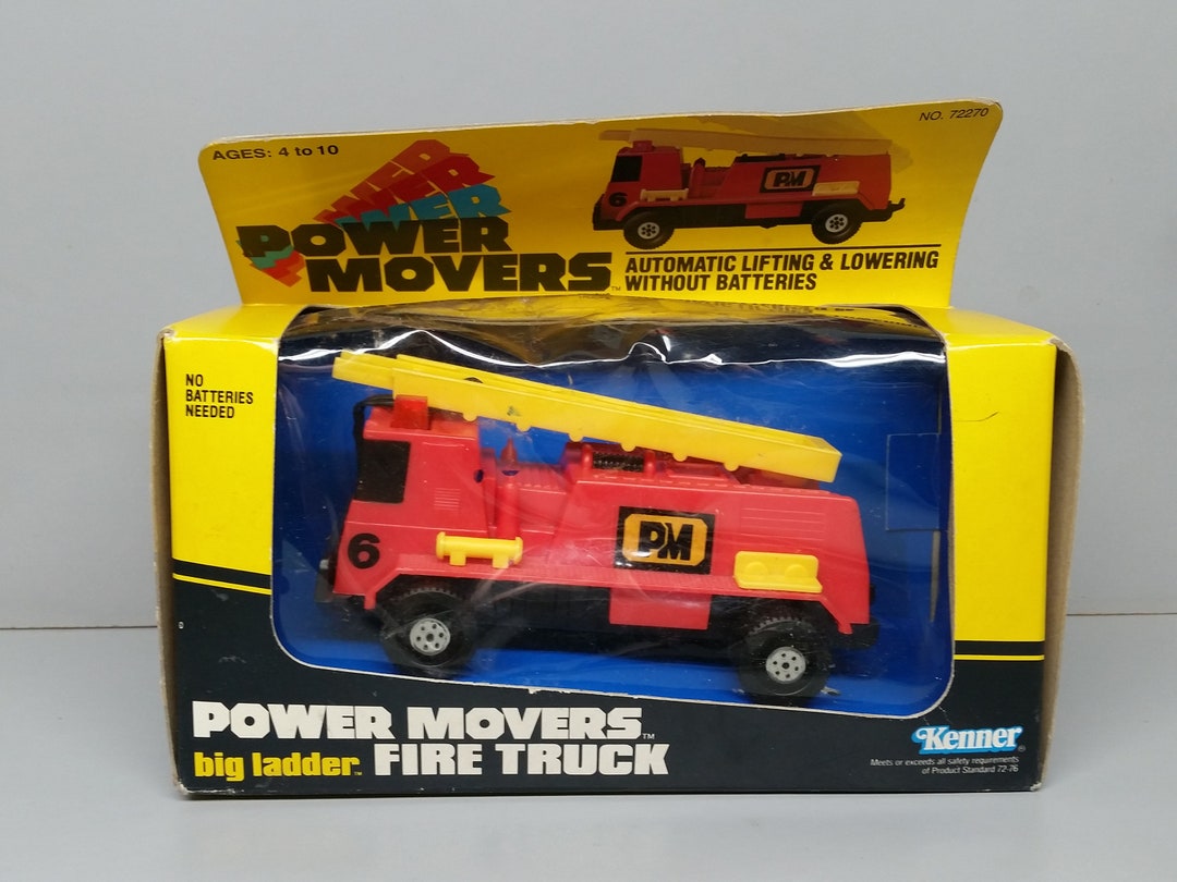 Kenner Power Movers Big Ladder Fire Truck 1982 Etsy