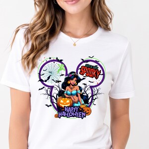 Spooky Magic Shirt, Original Witch Character Graphic, Haunted Forest Pumpkins, Fall Festival Outfit