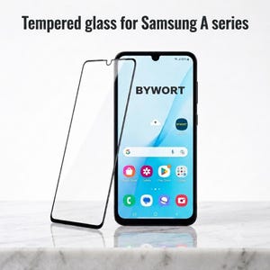 Samsung Galaxy A Series Tempered Glass Screen Protector: HD 9H Anti-Scratch BYWORT