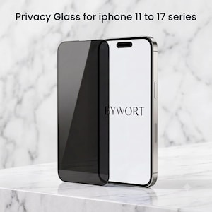 iPhone 11-17 Series Privacy Screen Protector | Anti-Spy Tempered Glass, Scratch Resistant