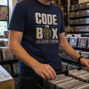 Code in Box Collector's Edition Gaming Parodi-tröja