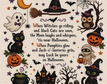 Halloween Whispers Cross Stitch PDF