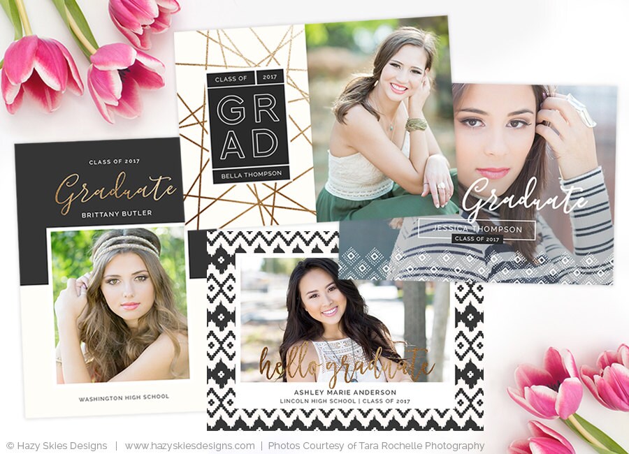 Senior Graduation Templates Senior Graduation Announcement | Etsy