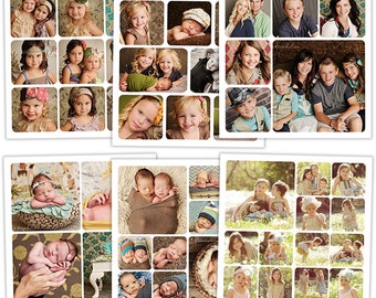 Story Board Collage and Blog Templates for Photographers - Rounded Corners - BB2631