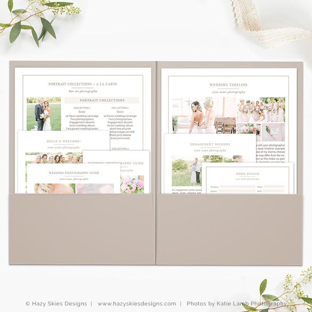 Wedding Packet Wedding Photography Marketing Wedding Etsy