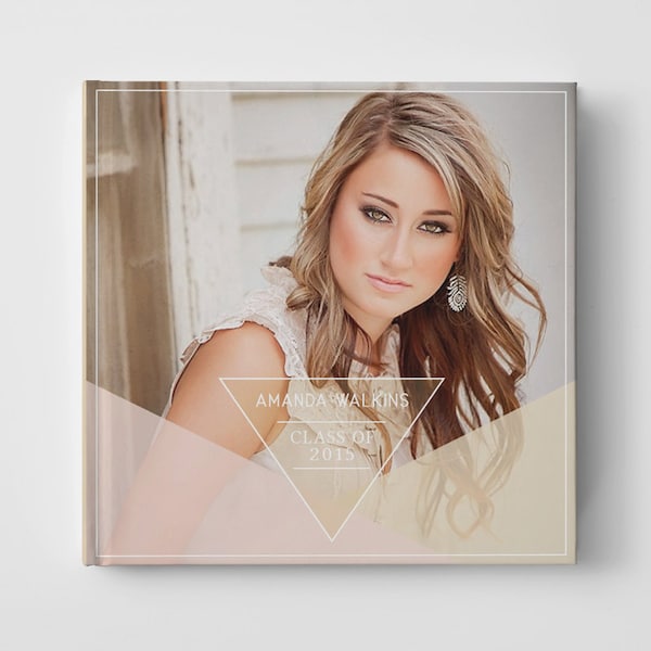 Photo Book Cover Template for Photographers, Senior Album Templates, Senior Photo Book Cover Template, Senior Templates - BC106