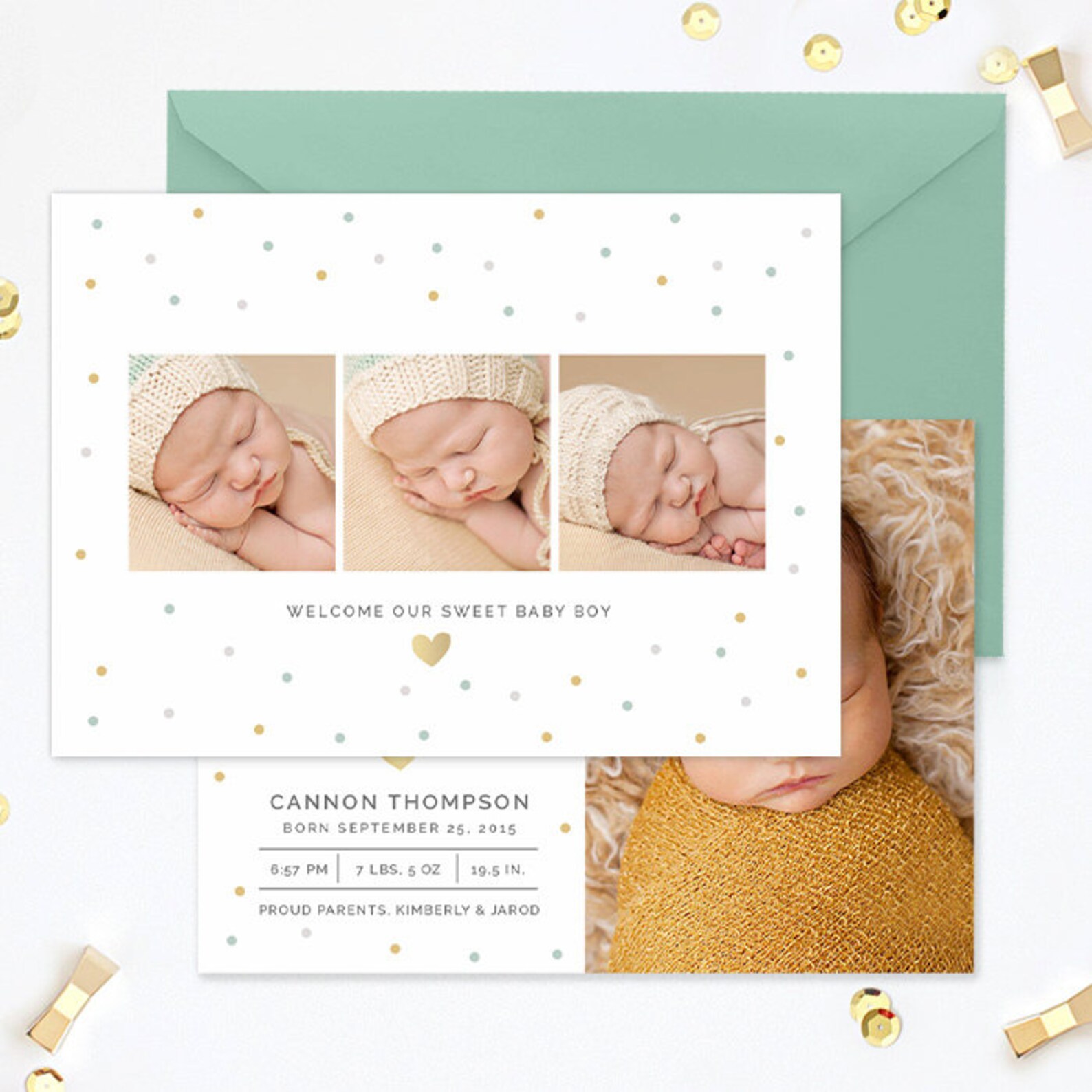 Shutterfly Birth Announcement - 0zio4d3