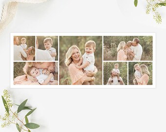 Collage Facebook Cover Template for Photographers, Facebook Timeline Cover Template Photoshop, Facebook Cover Photo, Header Template  FB196