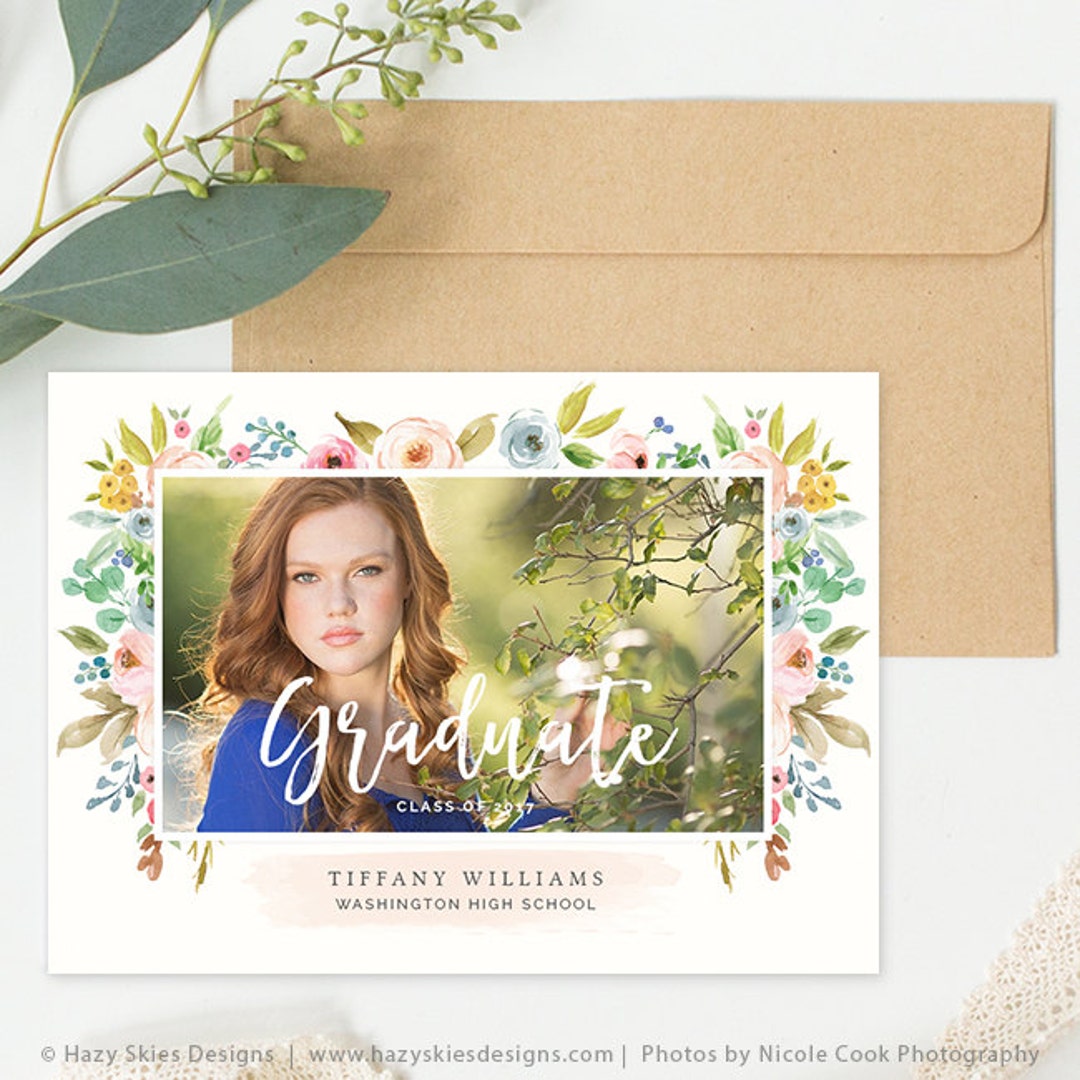 Senior Graduation Template, Senior Graduation Announcement Templates ...