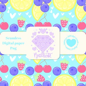 Cute Fruit Seamless Pattern