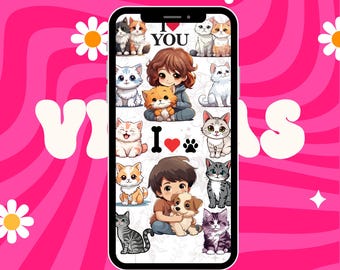 Personalized Pet Phone Wallpaper – Custom Mobile Wallpaper | Digital Download for iPhone & Android