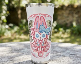 Gobelet en aluminium à couleur changeante Pocket Monsters Sylveon | Mug pour boisson froide Évoli féérique | Cadeau pour gamers