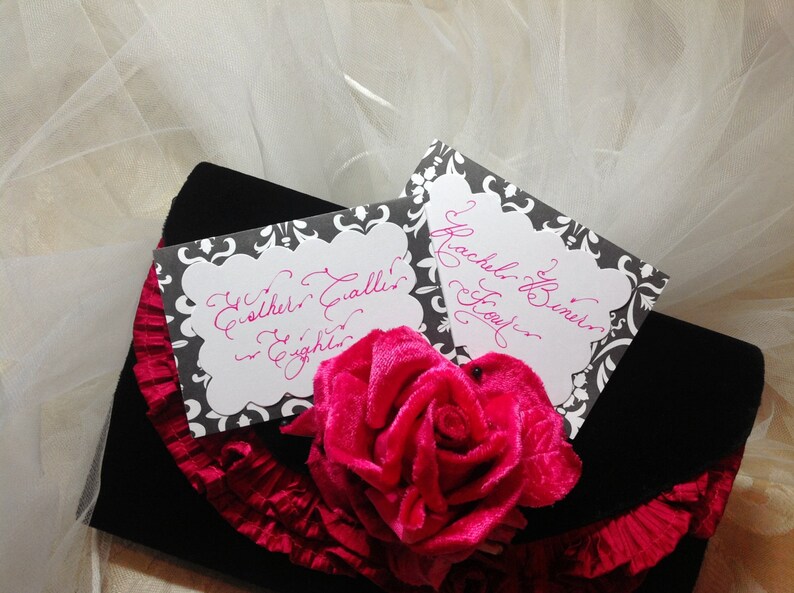 Custom Wedding Calligraphy ~ Place Cards ~ Escort Cards ~ Affordable ~ Handwritten