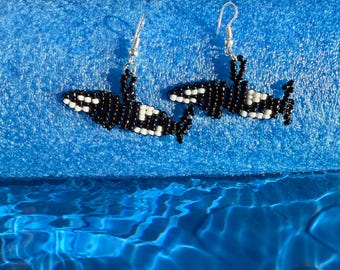 Orca Whale Earrings