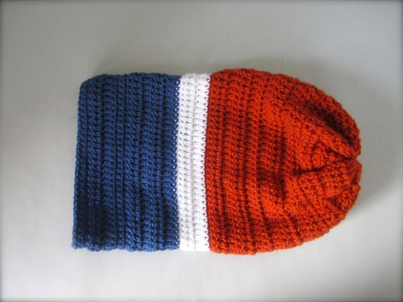 Crochet Blue, White, and Orange New York Islanders, Knicks