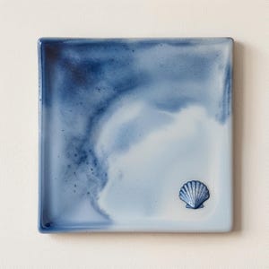 Coastal Blue Symbol Ceramic Tile — Patchwork Mix | Blue Ceramic Wall Tile, Sea & Mediterranean Motifs