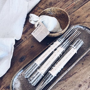 Pure White Mayan Copal from México Incense Sticks Copal Oil Mexican White Mayan Copal Bundles from Yucatan Copal Incense Cones Copalera